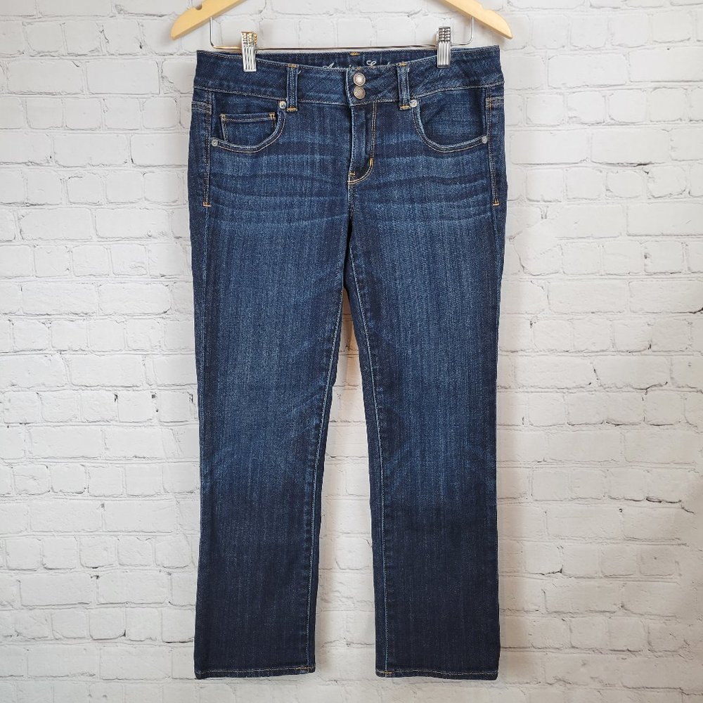 American Eagle Artist Stretch Blue Jeans Size 8